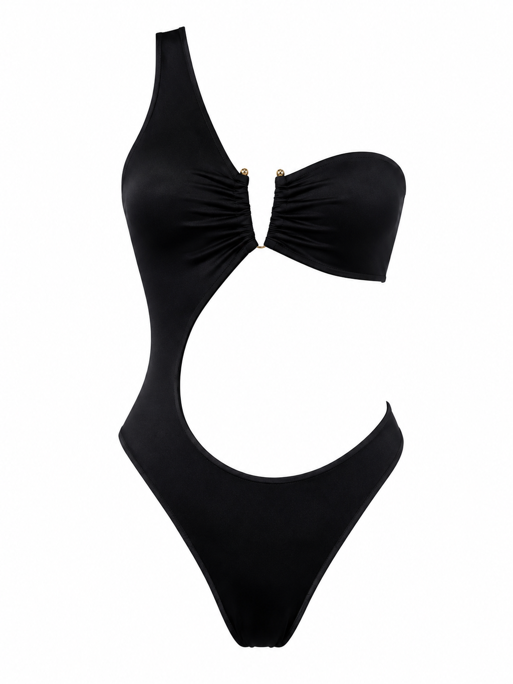 Valerie Cut-Out Swimsuit - Black