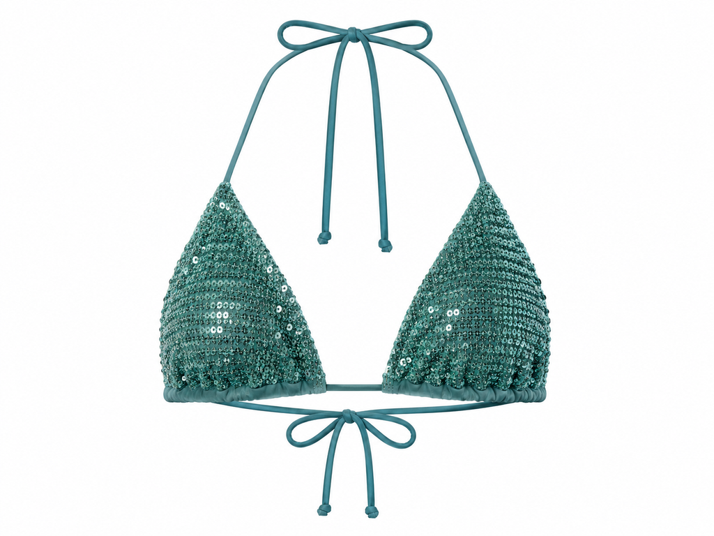 Monroe Sequin Bikini Top