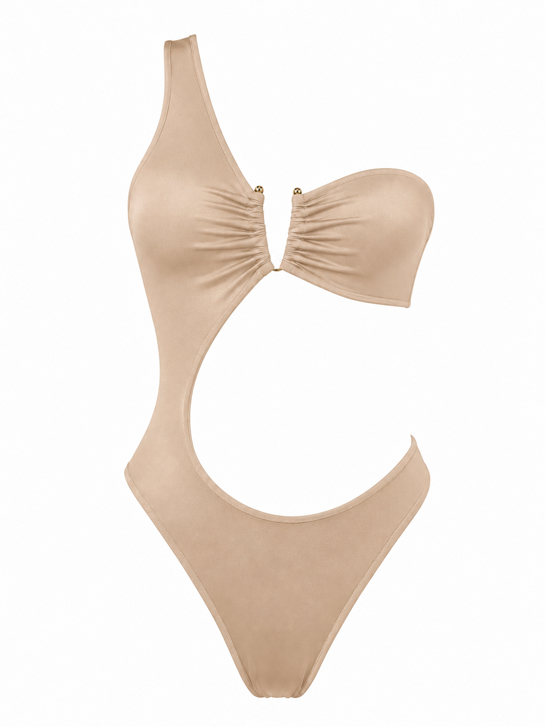 Valerie Cut-Out Swimsuit - Sand