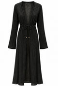 Sorella Silk Kaftan - Black