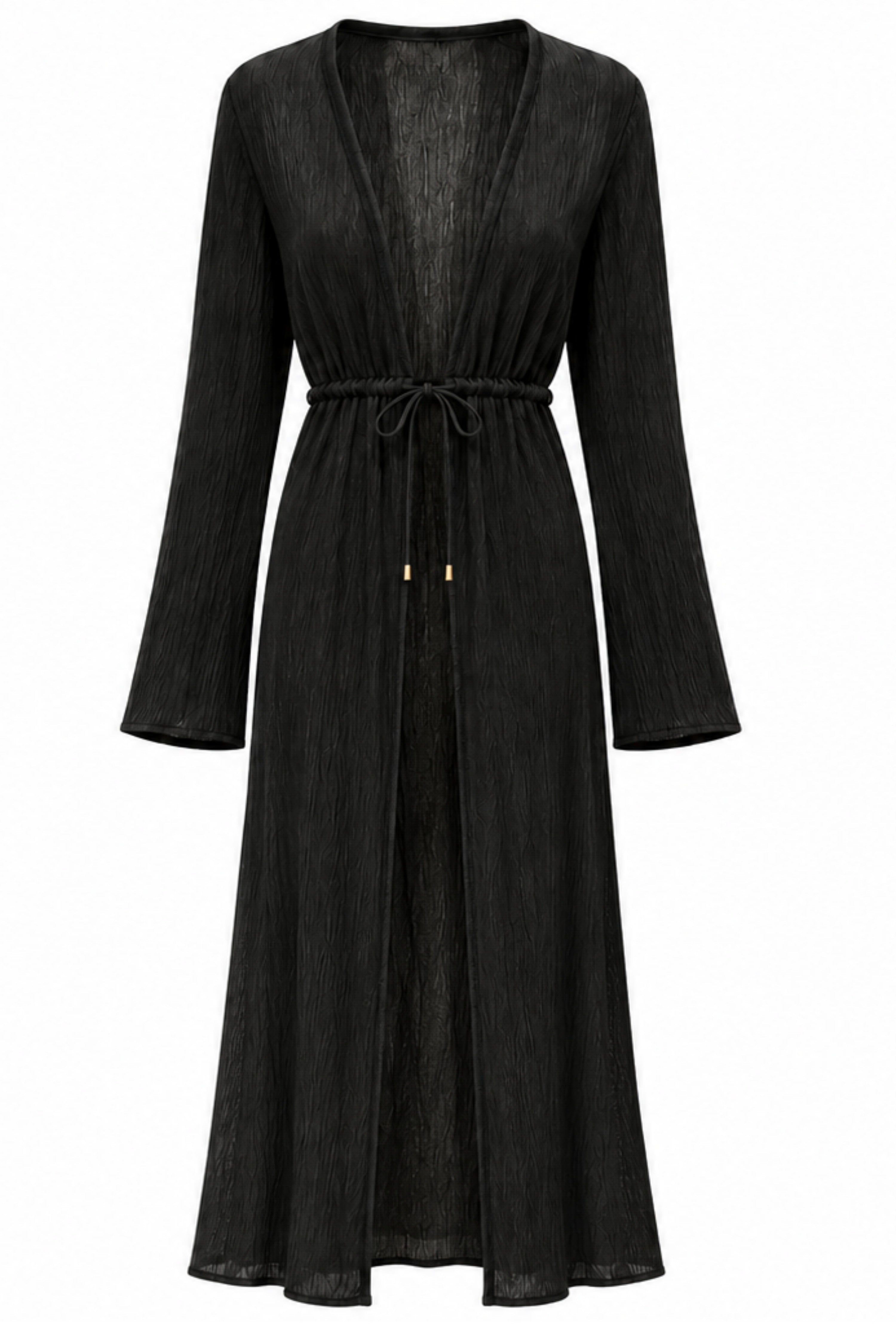 Sorella Silk Kaftan - Black